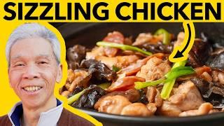   Dad’s MOUTHWATERING Chicken Clay Pot (啫啫雞煲)!