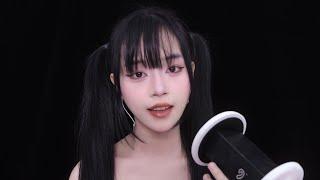 晓美 Xiao Mei ASMR  舔耳口腔音喘息 Ear Licking  Licking And Eating Ear Licking