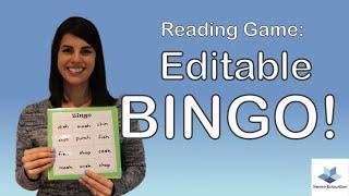 Bingo! || Reading Game for Kids || Sense Education