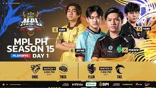  LIVE | MPL PH S15 | ENGLISH - Playoffs Day 1