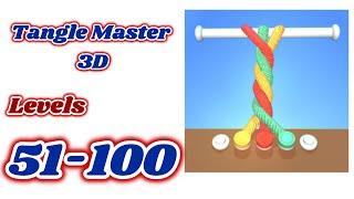 Tangle Master 3D Levels 51 - 100 Gameplay Walkthrough | (IOS - Android)