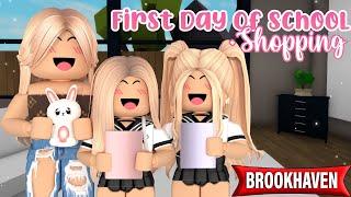 First Day of School +Shopping | Brookhaven Rp (Roblox)