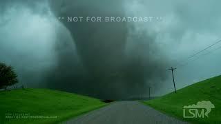 05-21-2024 Carbon, IA  - Unbelievable Violent Tornado Tossing Debris Close Range