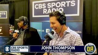 John Thompson tells a hysterical story on how he recruited at Georgetown I D.A. on CBS