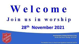 28th November 2021 - Sholing Salvation Army