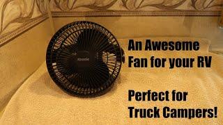 Battery Operated Fan for RVs | Truck Camper Upgrades