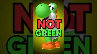 Yoshi is NOT Green…