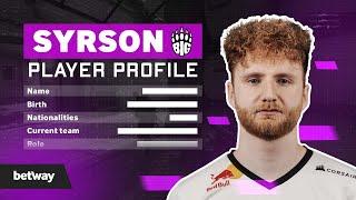 BIG syrsoN | Betway CS:GO Player Profile