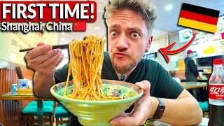 German Husband's FIRST IMPRESSIONS of CHINA! (Shanghai Food & Culture)