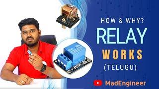 How A DC Relay Working detailed Explanation | Mad Engineer