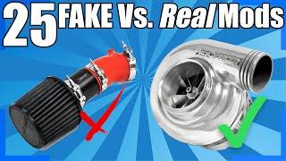 25 Real VS. Fake Car Mods!