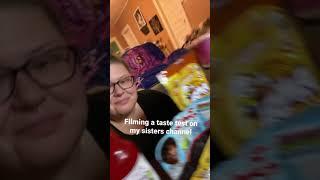 Filming a taste test