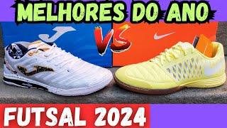 MELHORES CHUTEIRAS DE FUTSAL‼ NOVA JOMA REGATE REBOUND 2024 E NIKE LUNAR GATO 2 NOVA TÁ PREPARADO