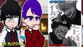 Tokyo Ghoul react to Satoru Gojo VS Ryomen Sukuna | - GC