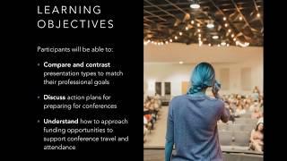 Beyond the Podium: Preparing for Conferences