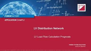 PowerFactory – LV Distribution Network – LV Load Flow Calculation Prognosis