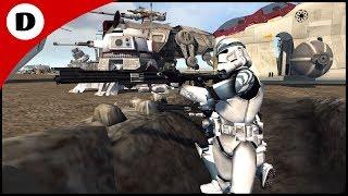 HUGE Clone Wars Military Base Defense - Men of War: Star Wars mod