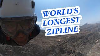 WORLD'S LONGEST ZIPLINE @ Jebel Jais, RAK, UAE