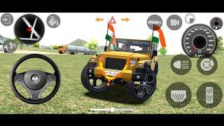 Dollar (Song) Modified Mahindra Gulabi Thar || Indian Cars Simulator 3D || Android Gameplay Part 6