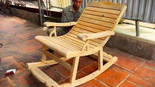 Extremely smart carpentry skills of carpenters : How to make DQ's Master smart chair