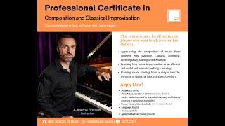 Composition and Classical Improvisation - Alberto Firrincieli, Assumption University of Thailand