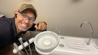 Unclog a dental cuspidor drain the EASY WAY!!!