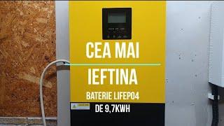 Cea mai ieftina baterie Lifepo4 de 9,7kwh