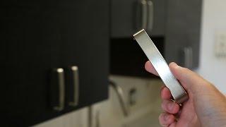 Install Kitchen Cabinet Door Handles | EASY DIY