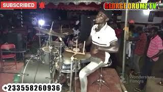 GEORGE DRUMZ ON GHANA HI-LIFE AMA GHANA  LIVE BAND 