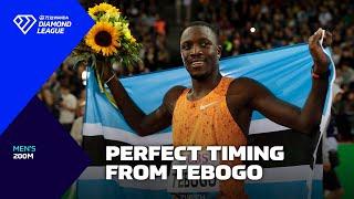 Tebogo leaves it late to take 200m win in Zurich - Wanda Diamond League