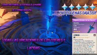 Genshin Impact: Como conseguir la espada Claymore de ESPINA DRAGON! Protogemas gratis!