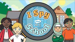 I Spy at School | Interactive Video for Kids | Twinkl kids Tv