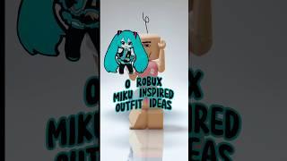 0 Robux MIKU INSPIRED outfit ideas  #roblox #0robuxoutfitideas