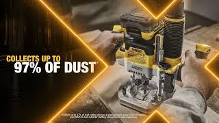 Introducing the Most Powerful 20V MAX* Cordless Router from DEWALT®** [DCW620]