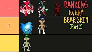 RANKING EVERY BEAR ALPHA SKIN (Part 2) | Roblox Bear