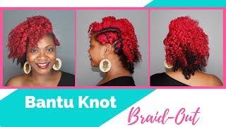 Braid Out on Natural Hair | Bantu Knots | Curly Corner
