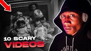 10 SCARY Videos To Give You NIGHTMARES ! *DON'T watch ALONE! ( Nuke's Top 5 ) [REACTION!!]
