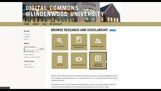 Learning about Digital Commons @ Lindenwood University