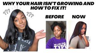 7 REASONS Why Your Hair Won't Grow And How To Fix it!