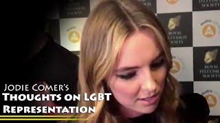 Jodie Comer's thoughts on LGBT representation through her character, Villanelle: