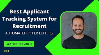 Best Applicant Tracking System for Recruitment | Automated Offer Letters!