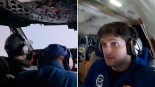 Dramático video en el ojo de Milton: lo que observó el avión cazahuracanes