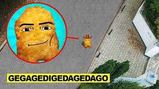 DRONE CATCHES GEGAGEDIGEDAGEDAGO in REAL LIFE!