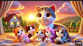 five little kittens poem / nursery rhymes/ English poem