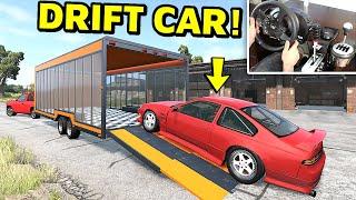 Taking my Drift Car to a Race Track! - BeamNG