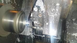 Cox glow plug body being machined