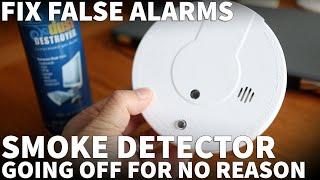 Smoke Detector False Alarm Fix - How to Prevent Smoke Alarm Randomly Going Off