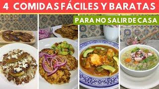 Comidas fáciles, BARATAS Y nutritivas para No salir de casa / Cocina de Addy