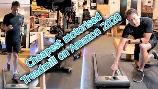 Bigzzia Motorised Under Desk Treadmill review by Benson Chik Cheapest treadmill on Amazon 2020