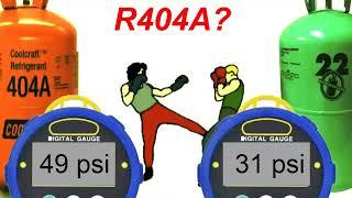 What Happens When You Replace R404A with R22 in a Refrigerator or Freezer?